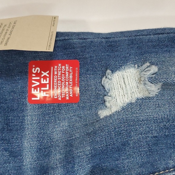 Levi's 720 Girls' High-Rise Super Skinny Distressed Jeans ~  Medium Wash Blue - Picture 12 of 16